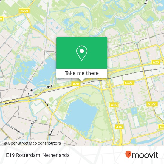 E19 Rotterdam, 3056 Rotterdam kaart