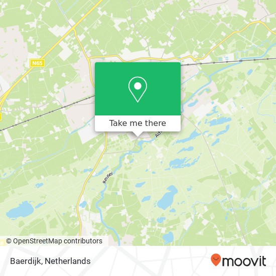 Baerdijk, 5062 JL Oisterwijk kaart