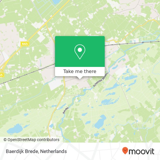 Baerdijk Brede, 5062 HV Oisterwijk kaart