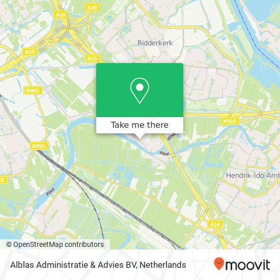 Alblas Administratie & Advies BV, Rijksstraatweg 46 kaart