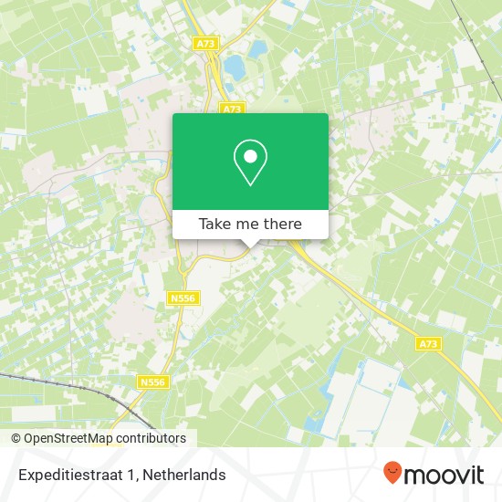 Expeditiestraat 1, 5961 PX Horst kaart