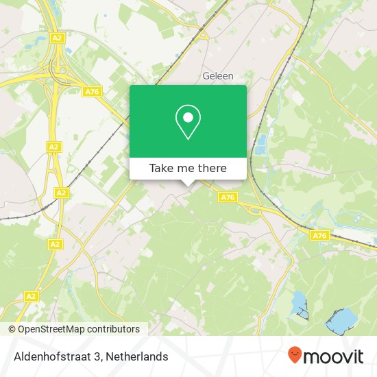 Aldenhofstraat 3, 6191 GP Neerbeek kaart