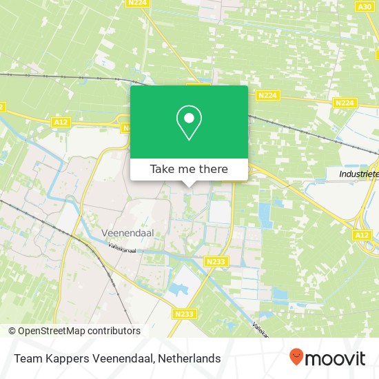 Team Kappers Veenendaal, Ronde Erf kaart