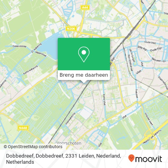 Dobbedreef, Dobbedreef, 2331 Leiden, Nederland kaart