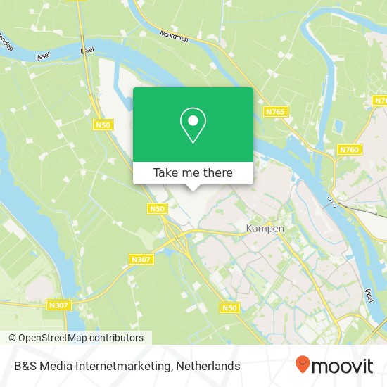 B&S Media Internetmarketing, Gildestraat 18D kaart