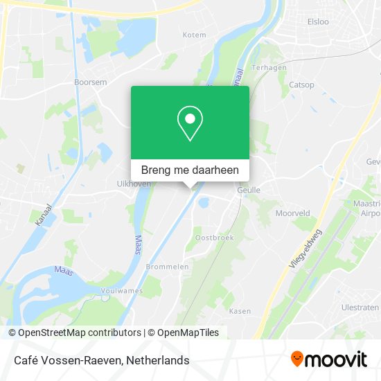 Café Vossen-Raeven kaart