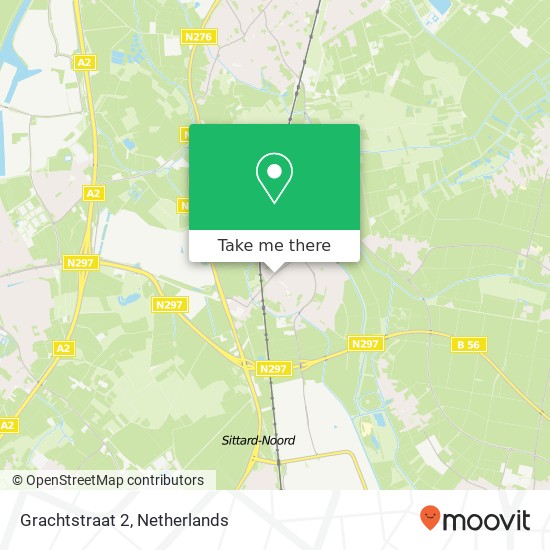 Grachtstraat 2, 6118 AC Nieuwstadt kaart