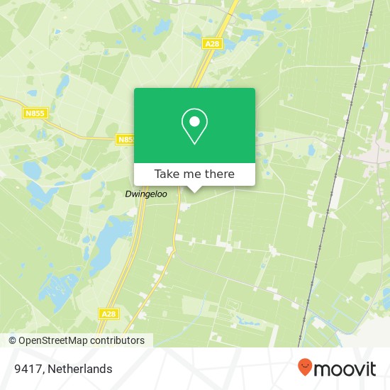 9417, 9417 Spier, Nederland kaart