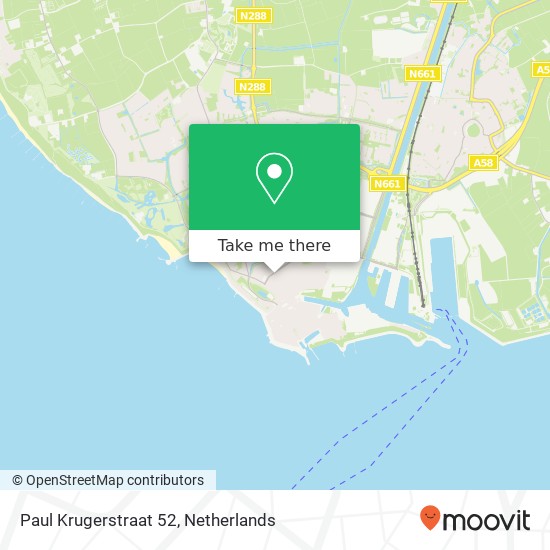 Paul Krugerstraat 52, Paul Krugerstraat 52, 4382 MA Vlissingen, Nederland kaart
