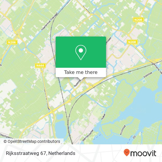 Rijksstraatweg 67, 2171 AK Sassenheim kaart