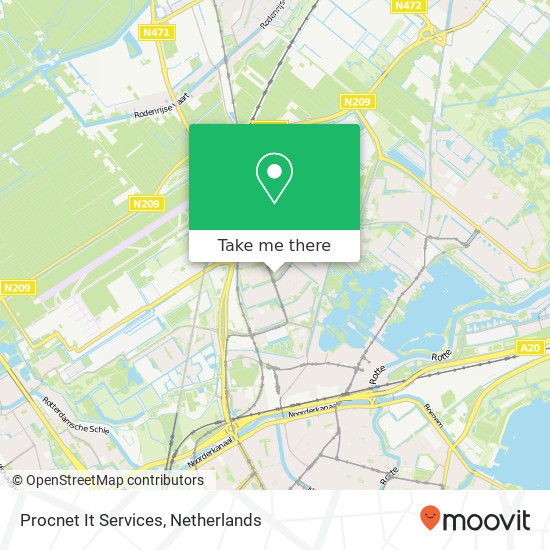 Procnet It Services, Meidoornsingel 78 kaart