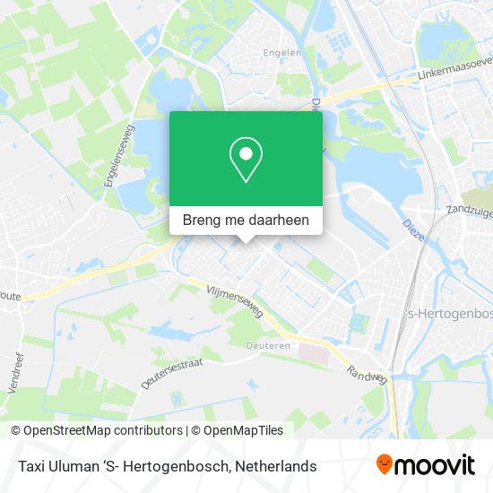 Taxi Uluman ‘S- Hertogenbosch kaart
