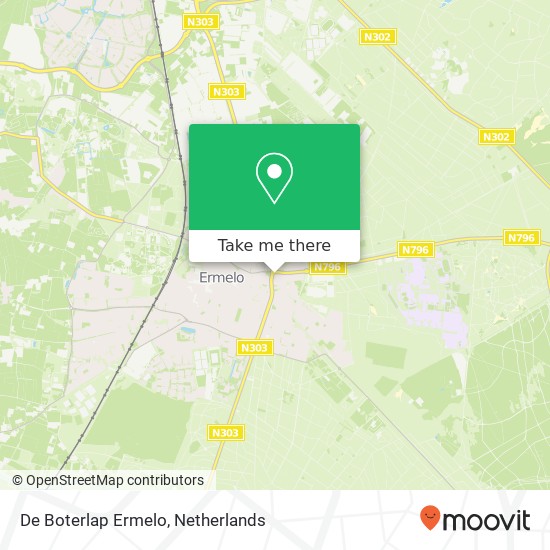 De Boterlap Ermelo, Putterweg 1 kaart