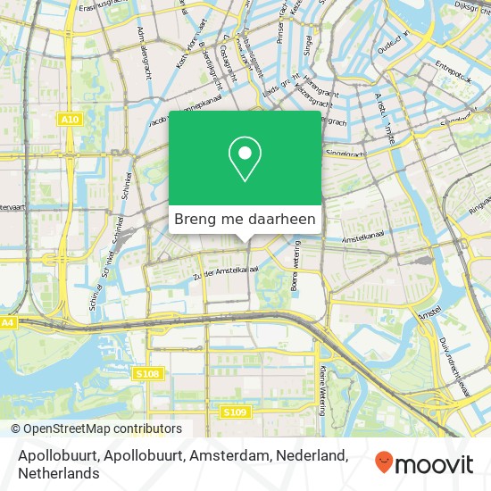 Apollobuurt, Apollobuurt, Amsterdam, Nederland kaart