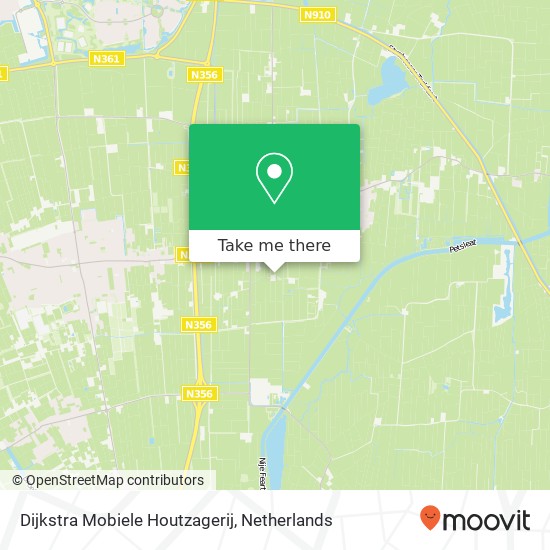 Dijkstra Mobiele Houtzagerij, Foarwei 31B kaart