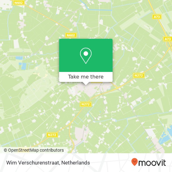 Wim Verschurenstraat, 5845 Sint Anthonis kaart