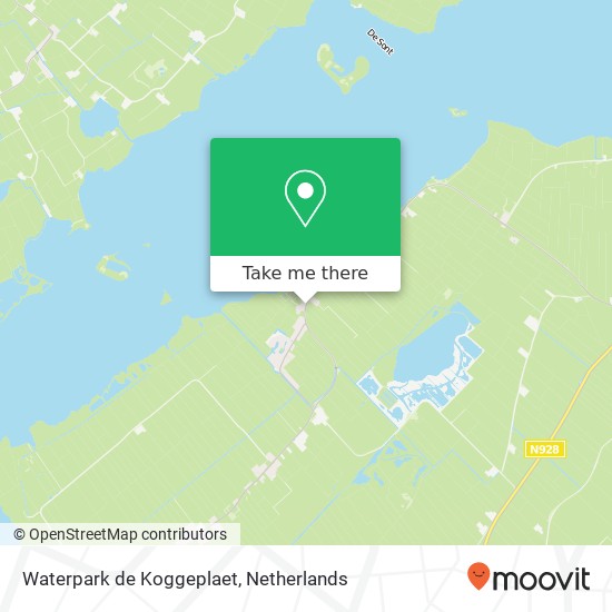 Waterpark de Koggeplaet kaart