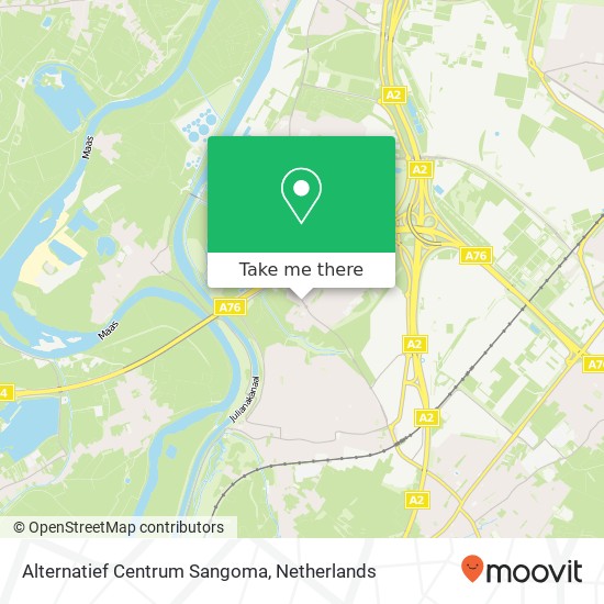 Alternatief Centrum Sangoma, Heerstraat-Zuid 10 kaart
