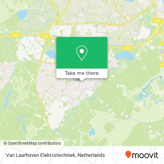 Van Laarhoven Elektrotechniek, Marijkestraat 22 kaart