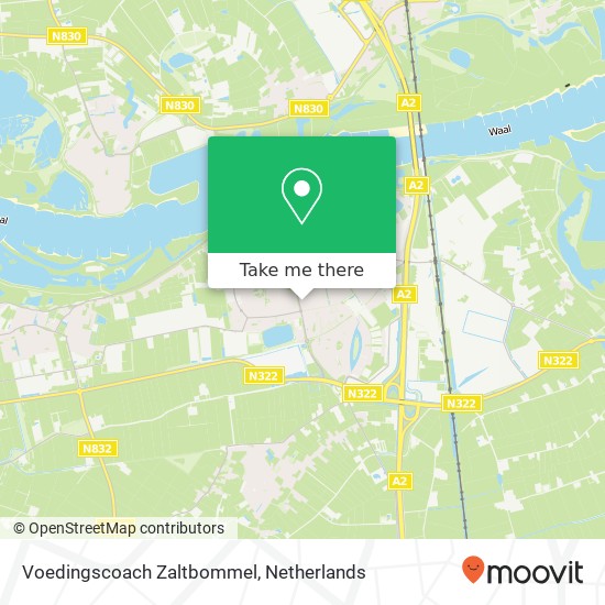 Voedingscoach Zaltbommel, Van Anrooijstraat 3 kaart