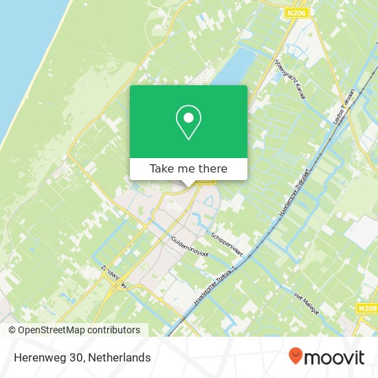 Herenweg 30, Herenweg 30, 2211 CD Noordwijkerhout, Nederland kaart