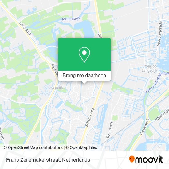 Frans Zeilemakerstraat kaart