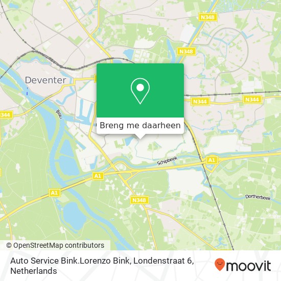 Auto Service Bink.Lorenzo Bink, Londenstraat 6 kaart