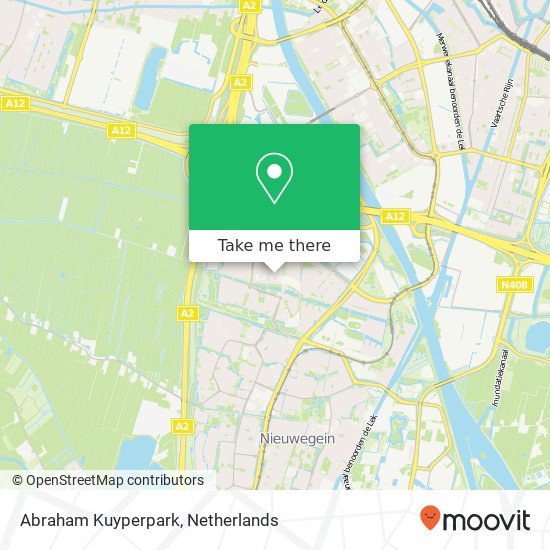 Abraham Kuyperpark, Abraham Kuyperpark, 3437 JD Nieuwegein, Nederland kaart