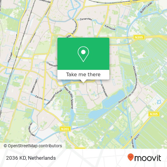 2036 KD, 2036 KD Haarlem, Nederland kaart