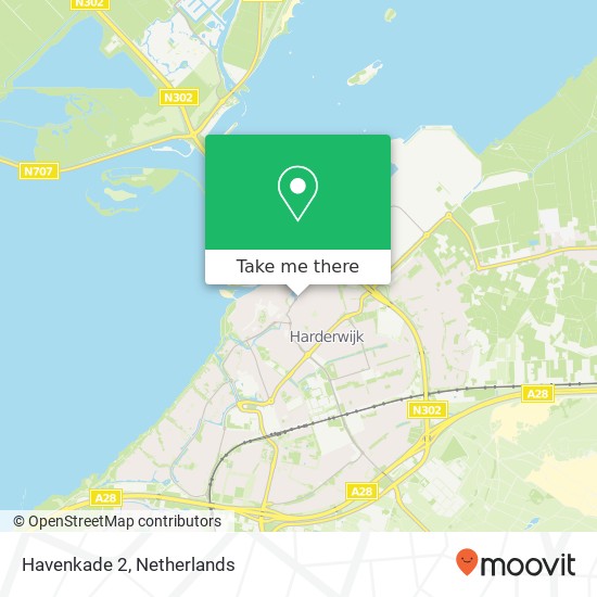 Havenkade 2, 3841 JG Harderwijk kaart