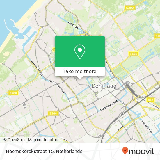 Heemskerckstraat 15, 2518 EH Den Haag kaart