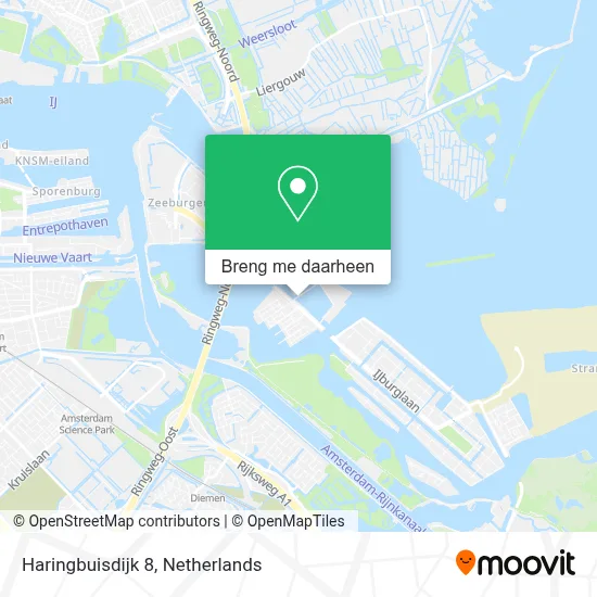 Haringbuisdijk 8 kaart