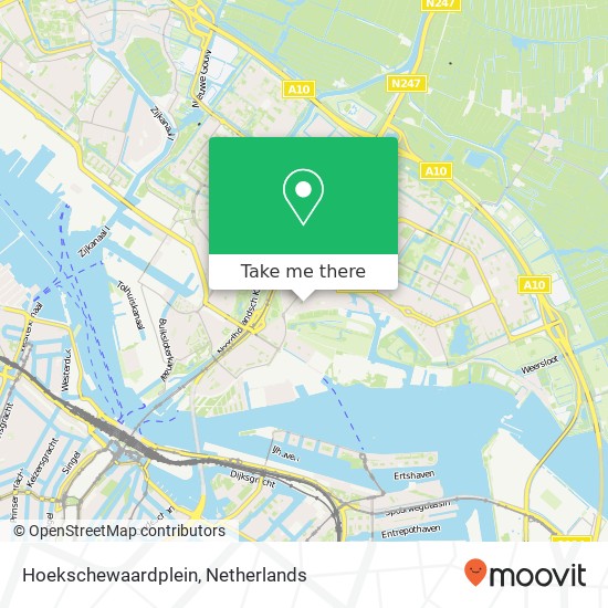 Hoekschewaardplein, 1025 PA Amsterdam kaart