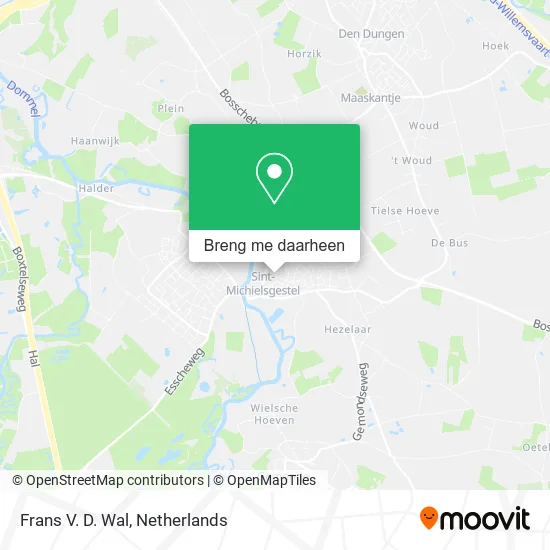 Frans V. D. Wal kaart