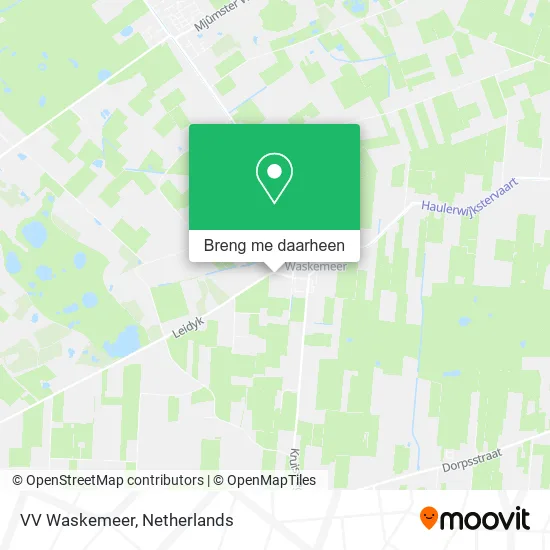 VV Waskemeer kaart