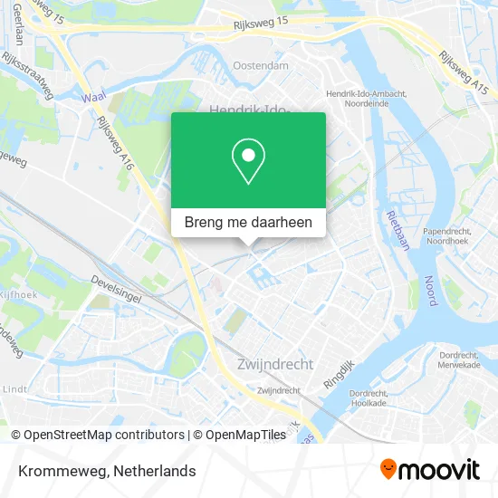 Krommeweg kaart