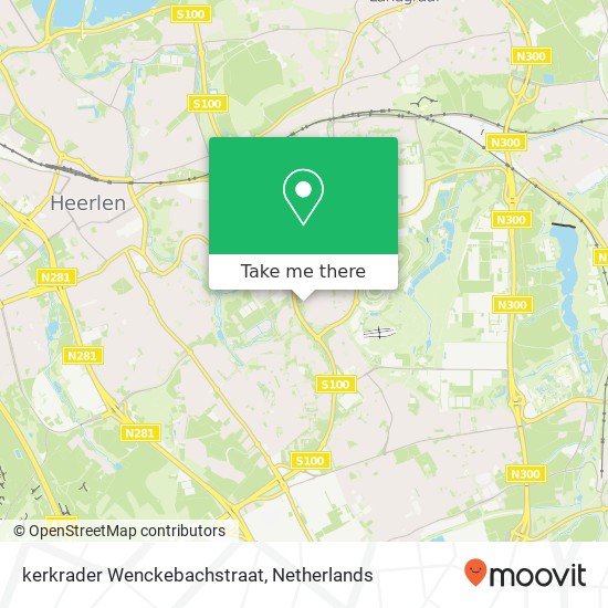 kerkrader Wenckebachstraat, 6372 Landgraaf kaart