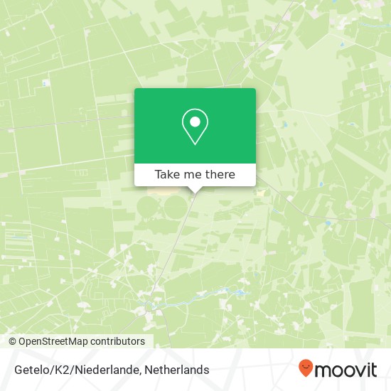 Getelo/K2/Niederlande kaart