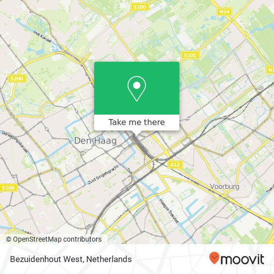 Bezuidenhout West, Bezuidenhout West, 2515 XA Den Haag, Nederland kaart