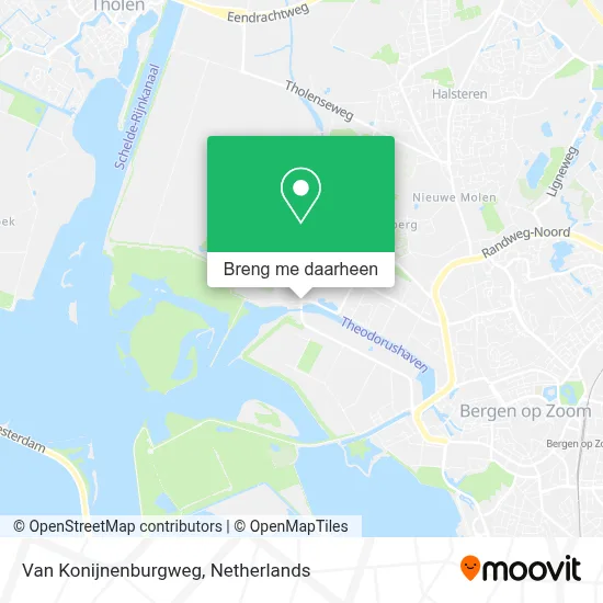 Van Konijnenburgweg kaart