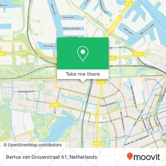 Bertus van Grouwstraat 61, 1063 AS Amsterdam kaart