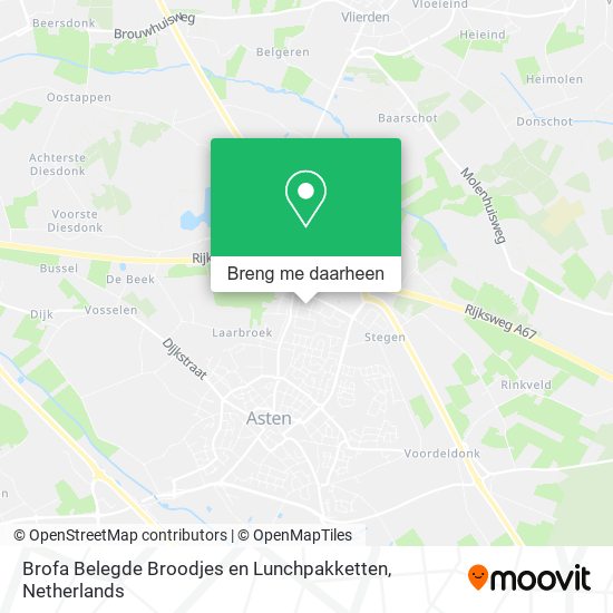 Brofa Belegde Broodjes en Lunchpakketten kaart