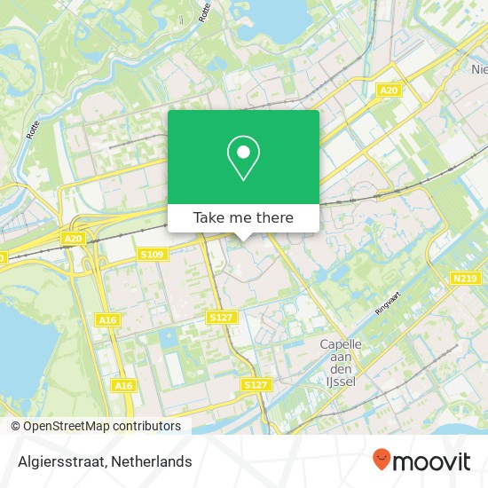 Algiersstraat, Algiersstraat, 3067 EZ Rotterdam, Nederland kaart