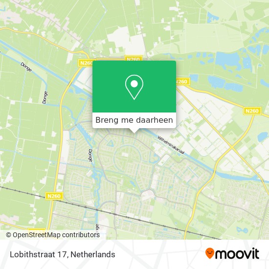 Lobithstraat 17 kaart