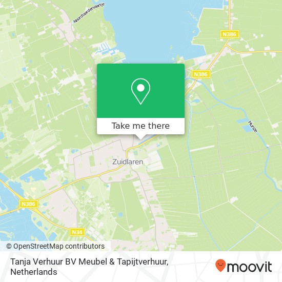 Tanja Verhuur BV Meubel & Tapijtverhuur, Havenstraat 14 kaart