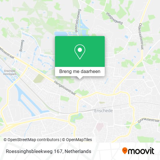Roessinghsbleekweg 167 kaart