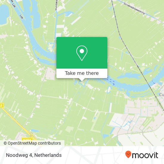 Noodweg 4, 4121 KK Everdingen kaart
