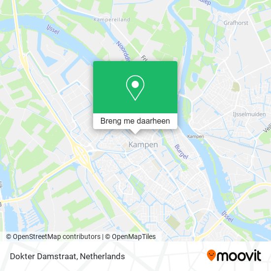 Dokter Damstraat kaart