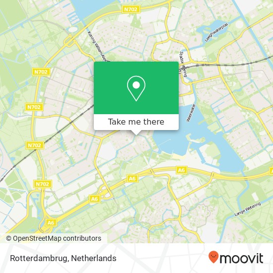 Rotterdambrug, 1324 DL Almere-Stad kaart