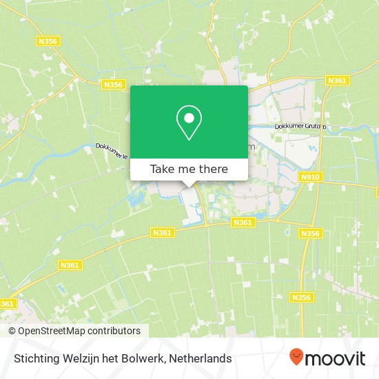 Stichting Welzijn het Bolwerk, Zuiderschans 10 kaart